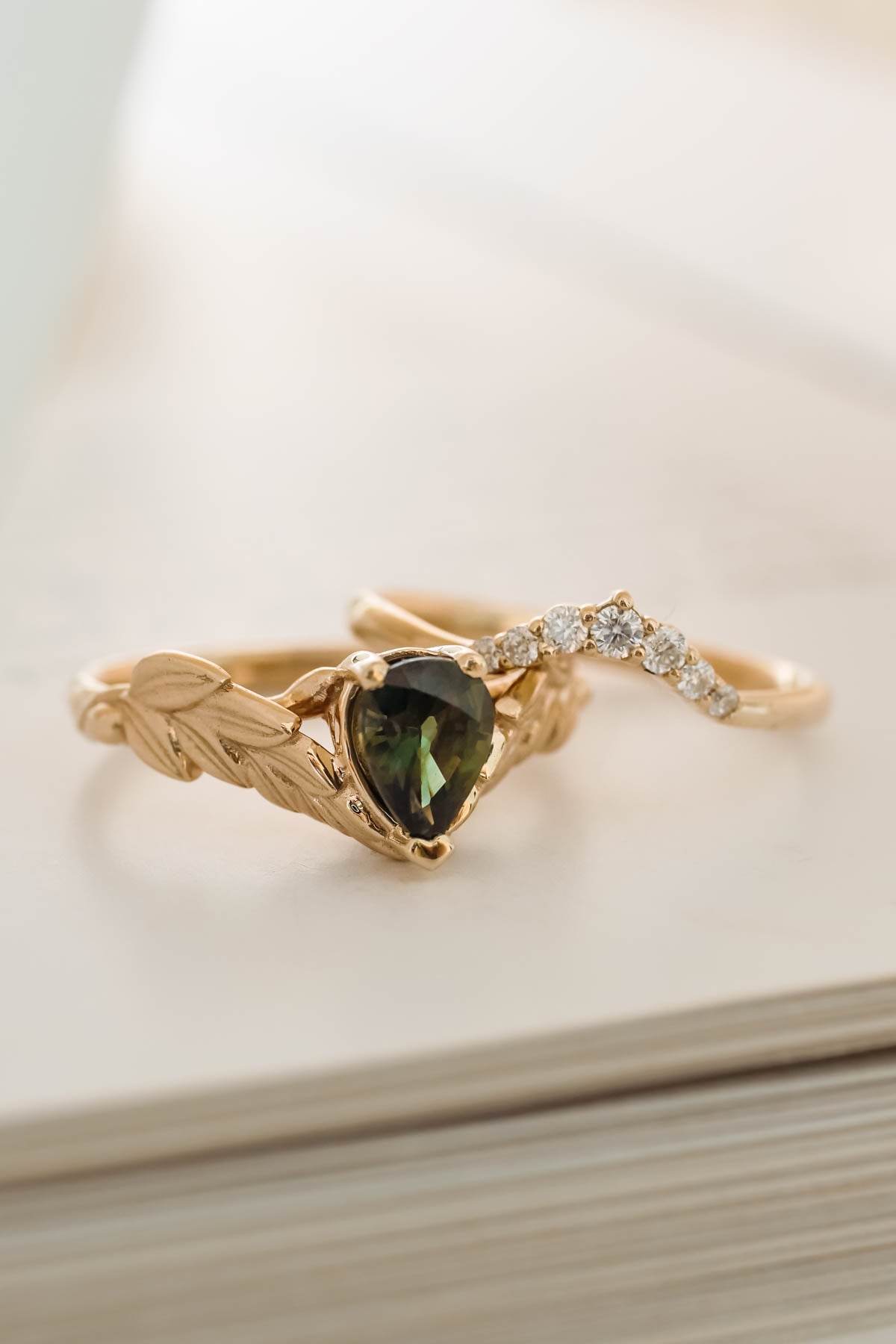 Green Sapphire Pixie Ring – Emily Warden Designs